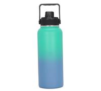carafe à eau de 1 L, carafe à eau isolée en acier inoxydable 304, 10 x 3, 6 x 3, 6 bouteilles, bouteille de gym anti-fuite pour boissons froides et chaudes, idéale pour les entraînements, le yog