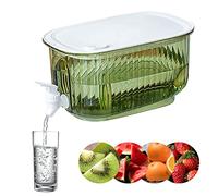 Carafe à eau de 4 L avec robinet, récipient pour boissons froides avec robinet, conteneur transparent de grande capacité, étanche, ustensiles de cuisine pour jus, eau, thé, lait, sangria