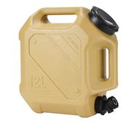 Carafe à eau de camping - Réservoir pliable de 12 l - Distributeur haute performance - Pichet d'eau portable sans BPA avec cônes - Porte-eau pliable léger et résistant fuites - Récipient