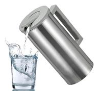 Carafe À Eau En Acier Inoxydable,Grand Récipient Métallique Avec Couvercle | Léger Pour Organisateur de Boissons Hotel Restaurant Événement