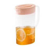 Carafe à eau en verre avec couvercle - Carafes à eau avec couvercles | 1,5 l 2 l grande capacité | Bouilloire à eau froide | Thé café boisson boisson brasserie froide Dibrillo Dr