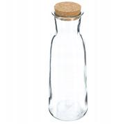Carafe à eau - KADAX - Atessa - 1000 ml - Verre - Bouchon en liège étanche