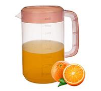 Carafe à eau, pichet à eau Carafe en plastique 4L grand pichet boisson boisson transparent pour la fabrication de boissons d'été