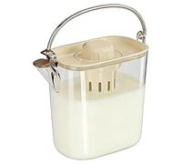 Carafe à eau | Pichet transparent 1,2 L à large ouverture, avec couvercle - Pour Maison, Cuisine, Appartement, Restaurant,Pour maison, bureau, cuisine, camping, fêtes, boissons chaudes et froides : ca
