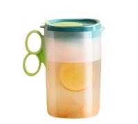 Carafe à eau pour boissons | Carafe à thé avec récipients à jus de 2,2 L | Récipients pour boissons de réfrigérateur avec poignée anti-brûlure de haute capacité pour bière, thé glacé, lait et eau