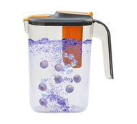 Carafe à eau pour infuseur à fruits - Carafe résistante à la chaleur de 2 600 ml avec filtre, bière froide CARAFE | Distributeur de mélangeurs de boissons chaudes, serveur de récipient de bouilloire à