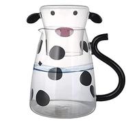 Carafe à eau, verre de vache, cruche d'eau de nuit 550/1800 ml, cruche en verre, bouteille d'eau, décoration d'intérieur