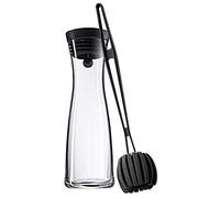 Carafe à eau WMF Basic 1 l avec brosse de nettoyage, en verre couvercle, couvercle silicone, fermeture CloseUp.