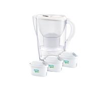 Carafe à filtre BRITA Marella Cool White, 2,4 l + 3 filtres à eau BRITA Maxtr