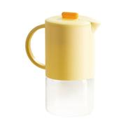 Carafe à Jus en Verre,Cruche En Verre Résistant À La Chaleur 1.5L - Distributeur de Boissons pour Liquides Chauds et Froids Rangement Frigo - Rangement au Réfrigérateur pour Fête et Réception