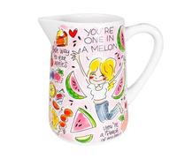 Carafe à jus rose Blond Amsterdam - Collection Printemps/Été Juste Papoter - Vaisselle colorée - Accessoire de table - Idée cadeau déco