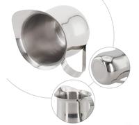 Carafe à lait professionnelle pour mousser le café en acier inoxydable, parfait pour les baristas à la maison ou dans les cafés, différentes tailles disponibles (240 ml)