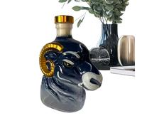 Carafe à liqueur - Décoration d'intérieur amusante | Bouteille de liqueur en verre pour vodka, tequila, vin, brandy, cocktail, décoration d'intérieur, homme, papa, anniversaire, fête de Noël