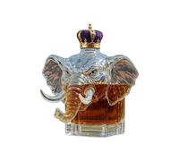 Carafe à spiritueux - Bouteille de whisky amusante en forme d'animal éléphant - Bouteille transparente pour spiritueux Idée cadeau pour, père, oncle, grand-père, ami,