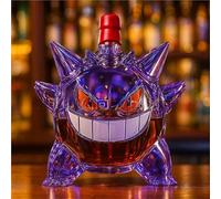 Carafe à vin, Bouteille de whisky en verre 3D représentant des animaux compagnie et monstres, 300 ml(A)