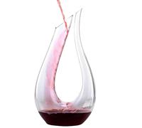 Carafe à vin en cristal de 1,5 l - Élégant décanteur pour vin rouge, vin blanc et vin rosé - Aérateur de vin fabriqué à la main pour un déploiement optimal du vin - Carafe à décanter 1500 ml sans
