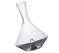 Carafe à Vin en Verre au Design Moderne et Élégant | Aération du Vin, Forme Créative et Incision Arrondie, pour Maison, Dîner, Bar et Décor de Fête