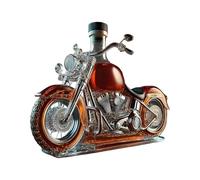 Carafe à vin pour moto - Aérateur d'alcool en bouteille design pour vélo de croisière, carafe pour distributeur de vodka pour whisky vintage, centre de table décoratif pour table de bar