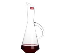 Carafe à vin Rouge avec Bouche et poignée obliques, Distributeur de vin en Cristal de Plomb soufflé à la Main, aérateur Rapide pour la Maison, Le Bar, l'hôtel (900 ML)