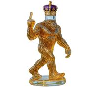 Carafe à whisky amusante en verre Gorilla avec doigt rebelle, bouteille de whisky unique pour la décoration de la maison, la salle à manger et du bar, B Verre, ensemble carafes wh
