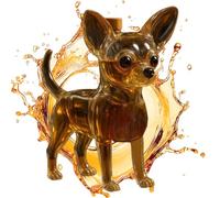 Carafe à whisky - Bouteille d'alcool en forme de chien, carafe en verre avec figurine d'animal, stockage d'alcool durable de qualité supérieure | Accessoire de bar décoratif pour la décoration de la m