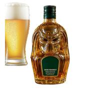 Carafe à whisky - Bouteille de liqueur 300 ml en verre hermétique | Récipient design 3D pour maison, cave, bar, rassemblement, affichage commercial, salle de dégustation, vitrine, présentation