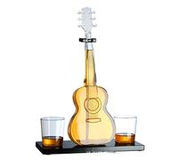 Carafe à Whisky Carafe Whisky Wine Awaker - Carafe En Verre Borosilicaté À Haute Teneur En Verre Éveillé For Guitare, Ensemble De Carafes Artisanales En Verre For Violon, Verres À Vin, Éveilleurs De V