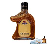 Carafe à whisky - Distributeur d'alcool - Réservoir créatif en verre pour spiritueux, cocktail, eau, soda, vinaigre, bar à huile - Boissons classiques - Coffret cadeau pour homme - Crocodile