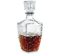 HomePlaceEU Carafe à whisky et à vin en verre coupe classique - Cadeau de Barcraft - Bouteille de vin, scotch, brandy et eau