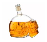 Carafe à whisky inspirée de Battle Royale : verre avec design emblématique de casque de niveau 3 - Parfait pour les amateurs de jeu, cadeau unique de bar