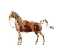 Carafe À Whisky Pour Cheval - Bouteille En Verre Transparent, Distributeur D'alcool Élégant, Récipient De Boisson Fantaisie En Forme D'animal, Carafe À Vin À Structure Transparente | Pichets De