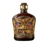 Carafe à whisky unique avec verres, bouteille d ' alcool commémorative du 250e anniversaire de l ' Amérique pour les passionnés d ' histoire Carafe à whisky avec verres