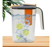 Carafe avec infuseur d'eau - Carafe à thé aux fruits | Résistant aux hautes températures | Boisson maison | Seau de grande capacité | Accessoire de cuisine japonaise | glacée Thés froids