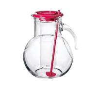 Carafe Bormioli Rocco En Verre Modèle Kufra Avec Rafraîchisseur Et Bouchon De Lt