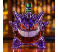 carafe, Bouteille de whisky en verre 3D représentant des animaux compagnie et monstres, 300 ml(B)