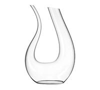 carafe, Carafe à vin en cristal sans plomb forme de U, cygne élégante soufflée la main 1500 ml for le rouge(A)
