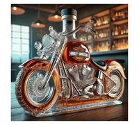 carafe, Carafe à whisky en forme de moto 3D 300ML, bouteille verre nouveauté for le stockage des spiritueux, cadeau artistique créatif for Bar domicile