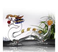 carafe, Carafe Dragon - Bouteille de whisky et vin en verre du zodiaque 1000 ml, statue décorative d'art dragon