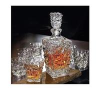 carafe, Carafe red Wine Decanter Decanter Decanter Wine Decanter 7 Piece Decanter Set 100% Glass Wine Bottle 850ml with Cover