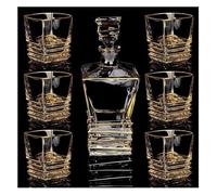 carafe, Carafe red Wine Decanter Decanter Decanter Wine Decanter Decanter and Glasses Set Tumbler Crystal with 6 Crystal Glass Cup