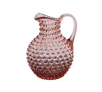 Carafe cristal rose pointe de diamant 2L 23x17x19cm