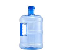 Carafe d'eau en PET 5 L ou 7,5 L | Poignée portable | Récipient d'eau potable pour distributeur d'eau potable pour la maison et le camping | Bouteille rechargeable pour purifié et minéral