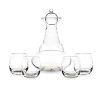 Carafe d'eau vitale & 4 verres Mythos Gold -- 1300 ml