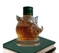 Carafe Décanter pour Alcools | Récipient à Alcools Décoré d'un Sanglier - Dispenseur Décoratif Vin Whisky Maison pour Fête Mariage Anniversaire Pendaison de Crémaillère Retraite