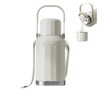 Carafe en acier inoxydable, pichet en acier inoxydable,Carafe à eau chaude Fiole d'eau chaude de grande capacité - Carafe thermique réutilisable à café avec cruche isolat