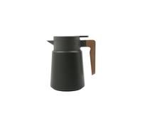 Carafe en acier inoxydable vert, poignée en hêtre, finition mate, 1 L - House Doctor, Cole - 14x14x20 cm