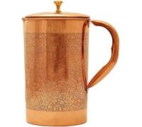 Carafe en cuivre pur pour la guérison ayurvédique sans doublure intérieure - 1,5 L (modèle 8)