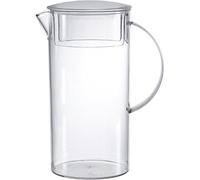 Carafe en plastique transparent - 2 litres - diamètre 11 cm, hauteur 22,5 cm