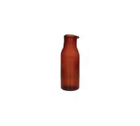 Carafe en verre ambre, soufflée à la bouche, bulles incrustées, 1,3 kg - Pomax, Vico - 8x8x24 cm