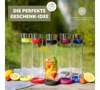 Carafe en verre AMISA 1,2 litre Tango red